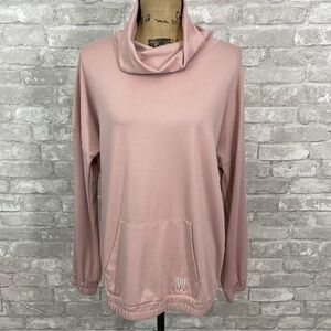 Madeleine Pink Cowlneck Sweatshirt